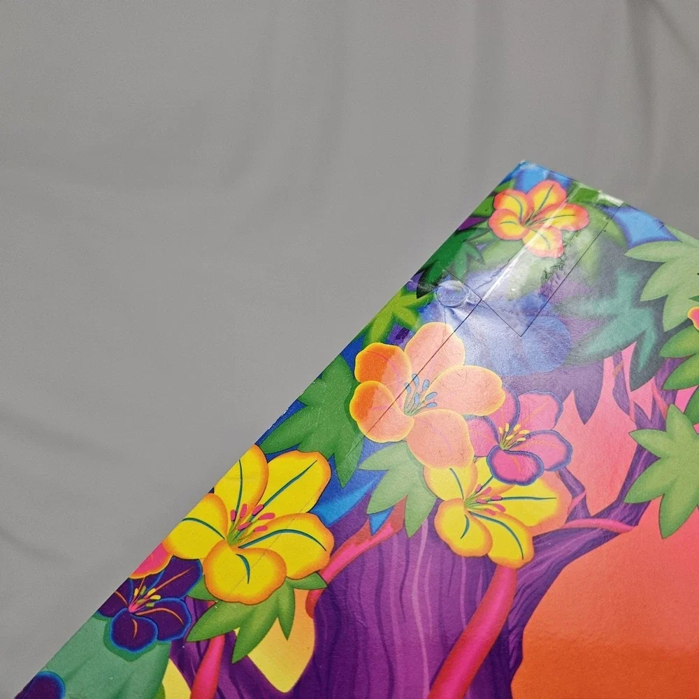 Vintage Lisa Frank Aloha Tigers 3 Ring Binder Folder Stuart Hall 90s
